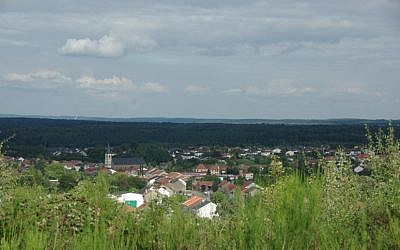 Vue du village de Porcelette, en Moselle. (Crédit : Elge001 / Wikimédia / CC BY-SA 4.0)
