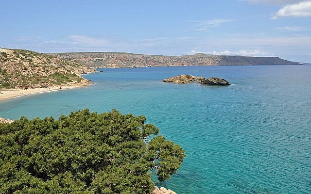 Une photo de la baie de Vai en Crète, en Grèce. (CC BY, Wikimedia)