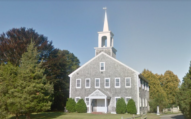 La congrégation juive de Falmouth à Cape Cod, dans le Massachusetts. (Capture d'écran : Google Maps)