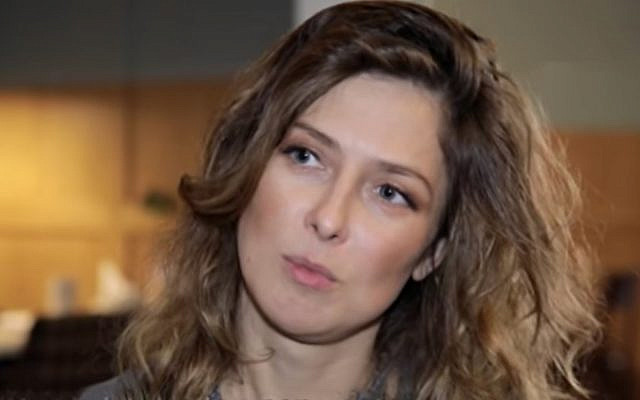 La journaliste russe Yulia Yuzik, arrêtée à Téhéran en octobre 2019. (Capture d'écran YouTube)