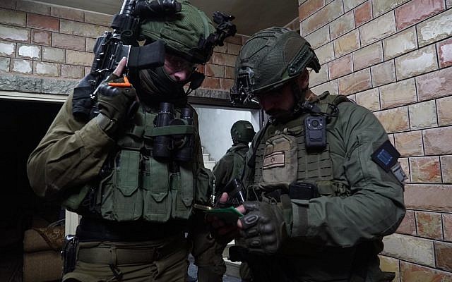 Des soldats israéliens participent à des opérations en Cisjordanie. (Armée israélienne)