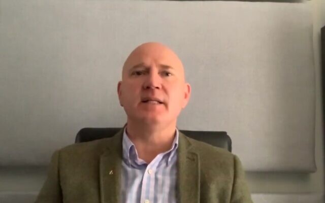 Neale Hanvey, ancien candidat du SNP pour Kirkcaldy et Cowdenbeath qui a été suspendu pour antisémitisme présumé, le 27 septembre 2019 (Capture d'écran via YouTube)