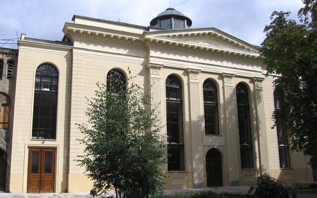 La Synagogue à la Cigogne Blanche du 19e siècle à Wroclaw, Pologne, photographiée en 2007. (Domaine public)