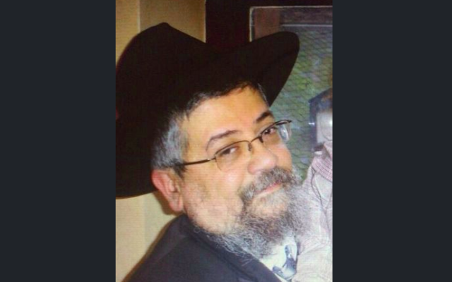 Shalom Lévy, Juif loubavitch de Strasbourg qui a été grièvement blessé au couteau le 19 août 2016 dans une attaque antisémite. (Crédit : famille Lévy)
