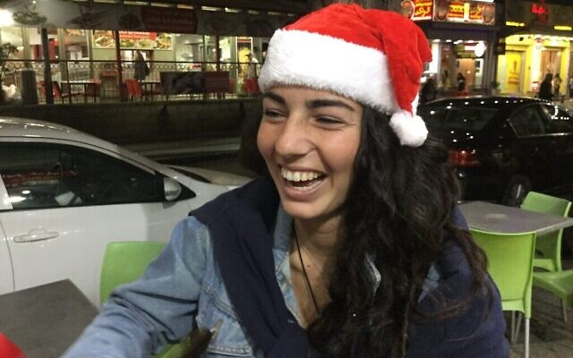 Maya Buskilla à Nazareth, Israël, le 24 décembre 2019. (Nathan Jeffay/Times of Israel)