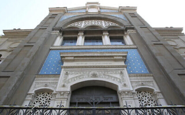 Vue d'une synagogue à Milan, Italie, le 15 mars 2012. (AP Photo/Antonio Calanni)