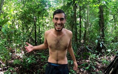 Ohad Navon dans la forêt amazonienne bolivienne. (Autorisation)