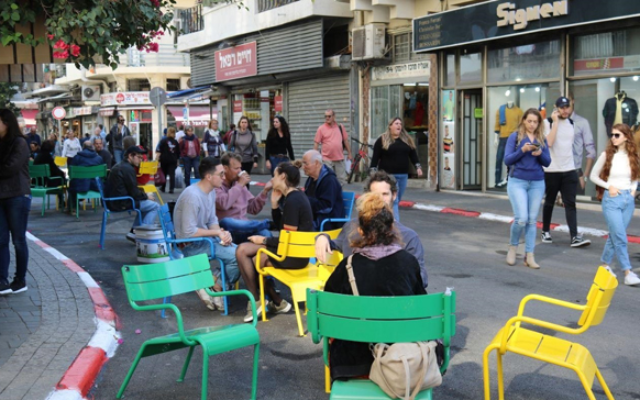 Levinski Street à Tel Aviv. (Crédit :  municipalité de Tel Aviv)