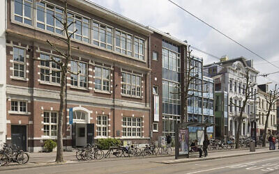 Le Musée national de la Shoah des Pays-Bas à Amsterdam. (Crédit : Luuk Kramer/Avec l'aimable autorisation du Quartier culturel juif d'Amsterdam via JTA)