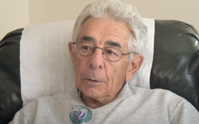 Emilio DiPalma lors d’une interview sur le procès de Nuremberg. (Capture d’écran YouTube)