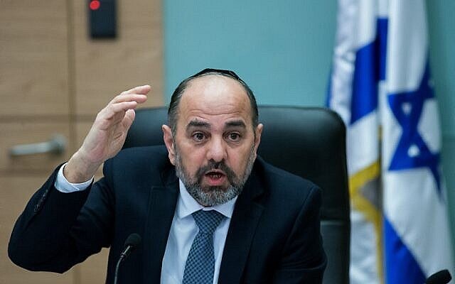 Le président de la Commission d'éducation, de culture et des sports
Yaakov Margi à la Knesset le 24 février 2016. (Yonatan Sindel/Flash90/File)