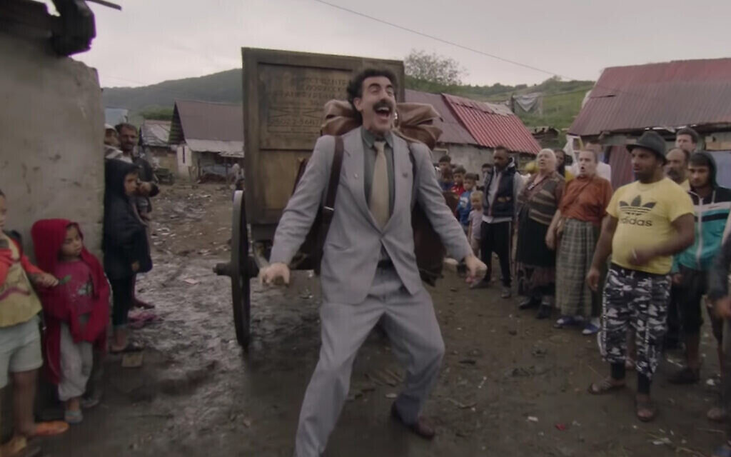 Sacha Baron Cohen dans la bande-annonce de la suite de Borat. La bande-annonce est sortie sur Amazon le 1er octobre 2020. (Capture d'écran/YouTube)