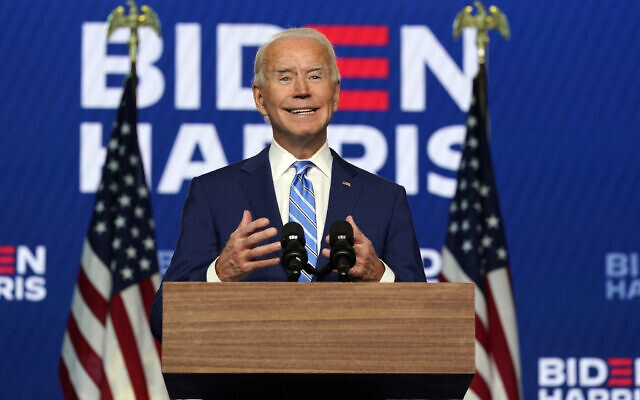 L'ancien vice-président Joe Biden, candidat démocrate à la présidence, s'exprime à Wilmington, dans le Delaware, le 4 novembre 2020. (Carolyn Kaster/AP)
