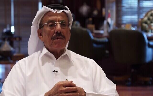 L'homme d'affaires émirati Khalaf Ahmad al-Habtoor. (Capture d'écran de la 13e chaîne)