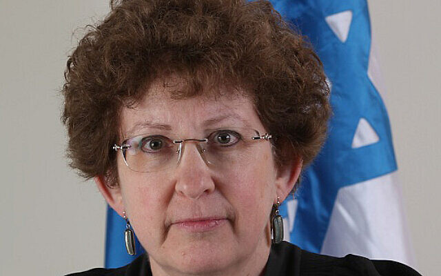 Rivka Friedman-Feldman, juge du tribunal de district de Jérusalem. (Autorité judiciaire israélienne)