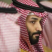 Le prince héritier Mohammed ben Salmane à Washington, le 22 mars 2018. (Crédit :  AP Photo/Cliff Owen)