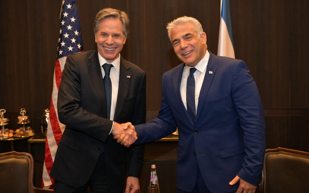 Lapid va rencontrer d'éminents diplomates américain et bahreïni à Rome - Vimarsana News