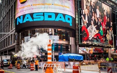 L'immeuble du Nasdaq, à Times Square à New York. (Crédit : littleny, iStock by Getty Images)