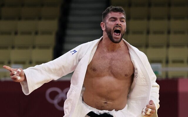 Judo PALTCHIK Peter BRONZE Foto sig. ISR Olympia 2020 