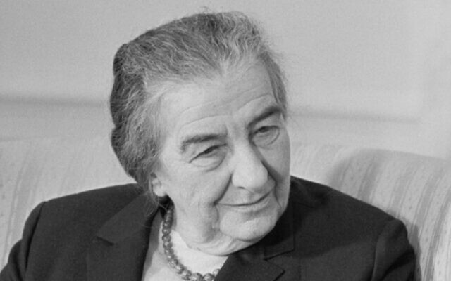 Golda Meir (Crédit photo : Wikimedia Commons)