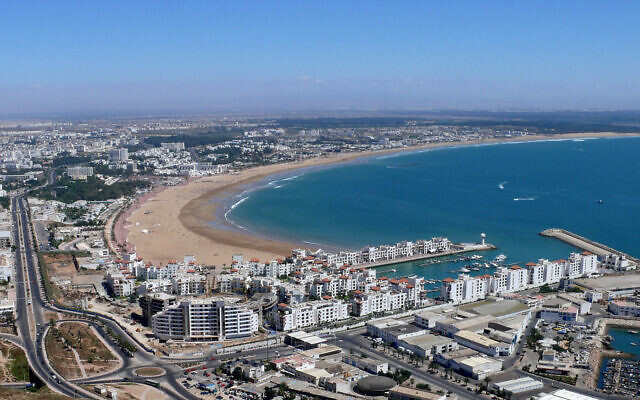 Vie de la ville d'Agadir, Maroc. (Crédit : CC0 1.0)