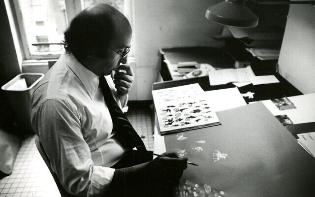 Les créations de Milton Glaser étaient le fruit d'un amour et d'une appréciation profonds pour la ville, et elles défendaient l'idée que l'art peut exister partout. Comme l'a écrit le New York Times à l'occasion du 90e anniversaire de Milton Glaser, "personne n'aime NY comme Milton Glaser". (Crédit : Cosmos Sarchiapone/via JTA)