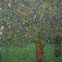 "Rosiers sous les arbres", peint par Gustave Klimt (1862-1918) vers 1905. Crédit : Photo prise le 17 mai 2017 par JR P (CC BY-NC 2.0).