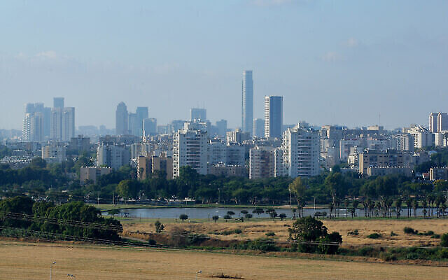 Le parc Menachem Begin au sud de Tel Aviv. (Moshe Shai/Flash90)