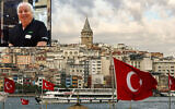 Une vue de la ligne d'horizon d'Istanbul avec l'emblématique tour Galata, le 29 janvier 2021. (Crédit: AP Photo/Emrah Gurel)