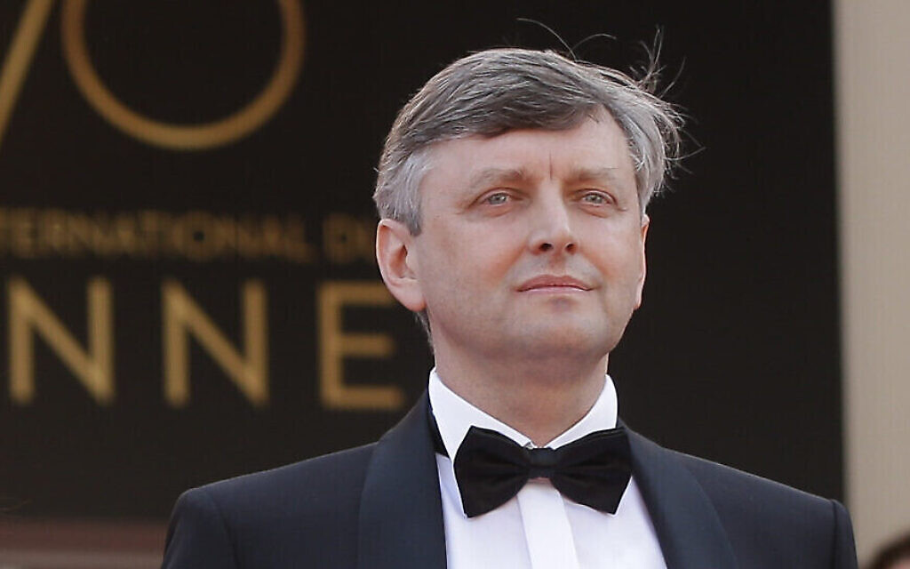 Le réalisateur Sergei Loznitsa au 70e festival international du film de Cannes, en France, le 25 mai 2017. (Crédit : AP Photo/Alastair Grant)