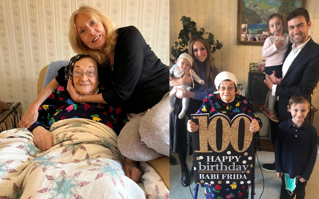 Frida Simon fête ses 100 ans en famille à New York. (Crédit: Autorisation)