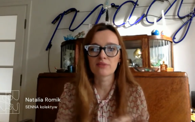 Natalia Romik, historienne et architecte, lauréate du Prix Dan David 2022. (Capture d'écran YouTube)