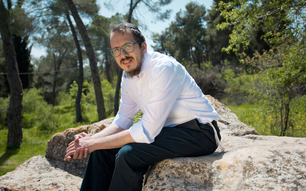 Le Rabbin Motl Gordon à Jérusalem. (Crédit: Nathan Lazovnikov)