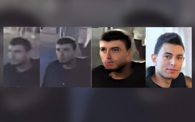 La photo générée par ordinateur de  Raad Hazem, à gauche, à côté d'une photo de lui. (Capture d'écran : Douzième chaîne)