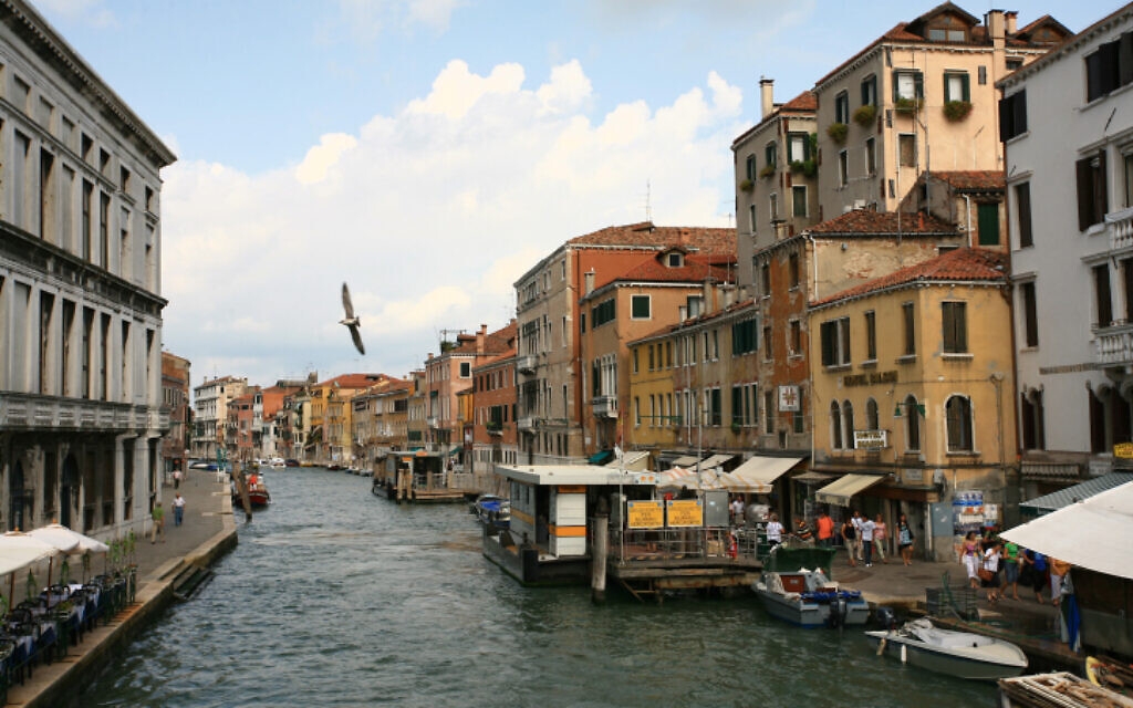 Le ghetto juif de Venise, le 8 août 2008. (Crédit: Chen Leopold/Flash90)