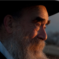 Le rabbin Avraham Shemtov se joint à des centaines de personnes pour assister à l'allumage de la Ménorah nationale de Hanoukka sur l'Ellipse, la première nuit de Hanoukka à Washington, DC, le 1er décembre 2010 (Crédit : Marvin Joseph/The Washington Post/JTA)