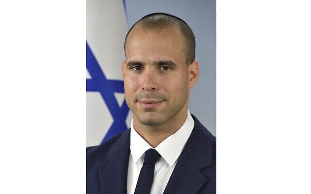 Eden Bizman, nommé chef de cabinet du Premier ministre le 30 mai 2022. (Crédit : Koby Gideon / GPO)