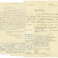 Une des nombreuses lettres de Carl Jung à son élève, le Dr Rivkah Schärf Kluger. (Crédit: Maison de vente aux enchères Kedem)