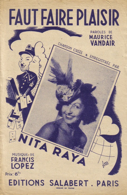 Une affiche de Nita Raya.
(Crédit : Collection personnelle de Grégoire Akcelrod)
