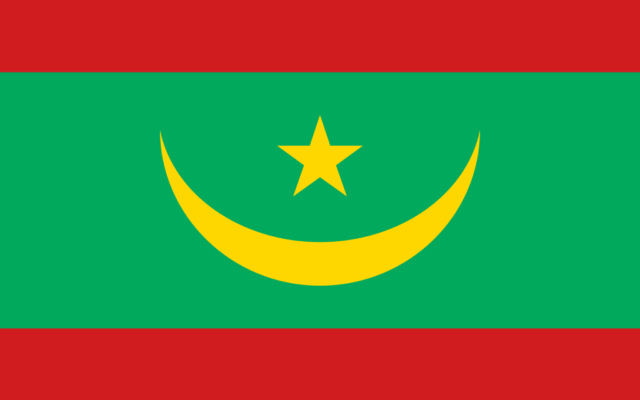 Le drapeau de la Mauritanie. (Domaine public)