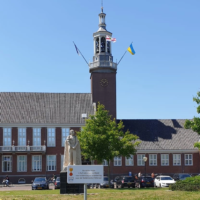 Une vue du Municipal Park, anciennement appelé Mayor Tjalma Park, à Hogeveen, aux Pays-Bas. (Crédit : Autorisation Municipalité de Hogeveen)