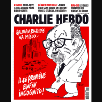 La Une du journal satirique français "Charlie Hebdo" du 17 août 2022.