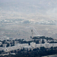 Vue du campus du Mont Scopus de l'Université hébraïque. (Crédit : Nati Shohat/ Flash 90)