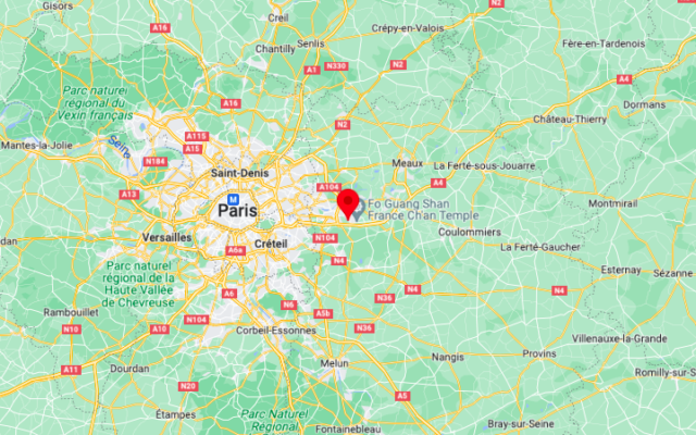 Bussy-Saint-Georges, en Seine-et-Marne. (Crédit : Capture d’écran Google Maps)