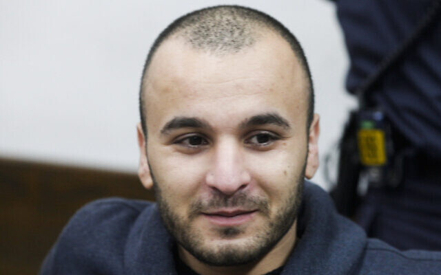 Zaor Hankishayev au tribunal de district de Tel Aviv, le 25 février 2014. (Crédit : Flash 90)