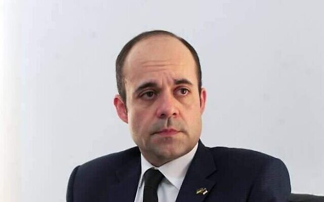 Maksym Subkh, représentant spécial de l'Ukraine pour le Moyen-Orient et l'Afrique. (Autorisation)