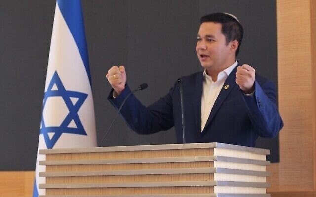 Dan Illouz, candidat du Likud. (Crédit : Sharon Hasson)