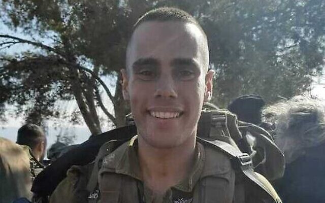 Le sergent-chef Ido Baruch, 21 ans, tué dans une fusillade en Cisjordanie le 11 octobre 2022 (Crédit : Autorisation)