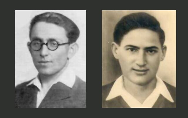 L'armée israélienne a identifié les restes d'Yitzhak Rubenstein, à gauche, et de Binyamin Aryeh Eisenberg, à droite, qui figuraient auparavant sur la liste des soldats disparus, le 7 octobre 2022. (Autorisation)