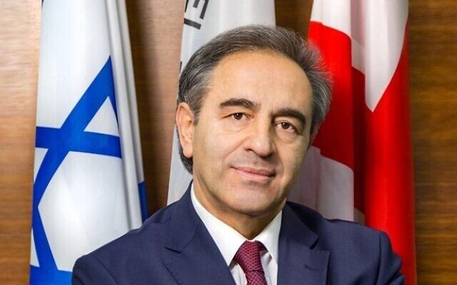 Itzik Moshe, homme d'affaires israélo-géorgien (Crédit : Nesi315 CC/SA 4.0)